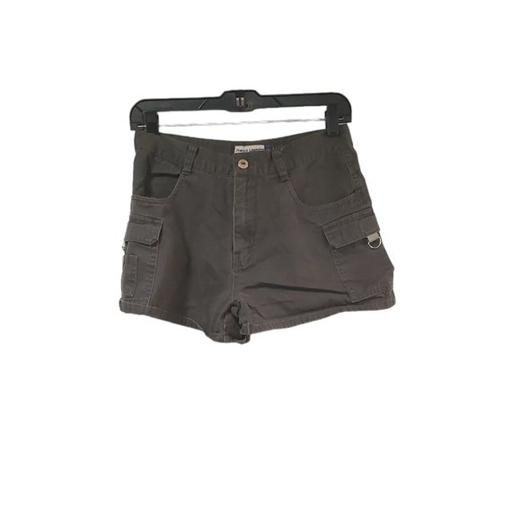 French Laundry Women's Olive Green Mid Rise Cargo Shorts Sz 7/8 - Picture 1 of 6